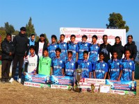 तेस्रो जिल्लाव्यापी माविस्तरीय छात्र फुटबलको उपाधि अल्पाईन स्कूलको पोल्टामा