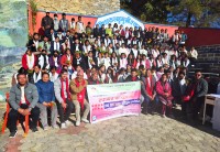 गौरीशङ्कर क्याम्पसका नवआगन्तुक विद्यार्थीलाई स्वागत र रक्त समूह परीक्षण