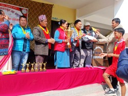 आधारभूत तहस्तरीय वडा अध्यक्ष कप छात्र भलिबल प्रतियोगिता सम्पन्न