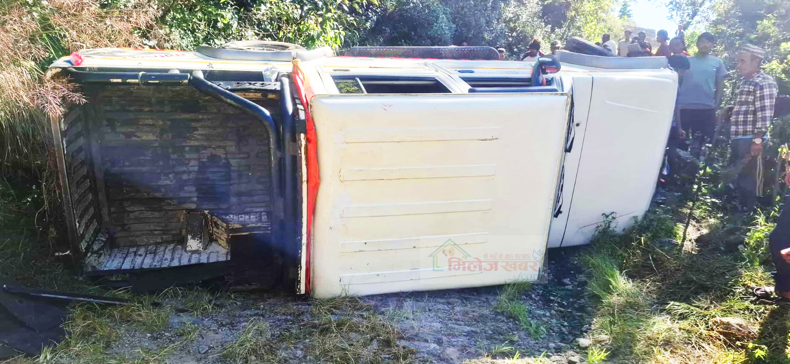 दोलखामा बोलेरो दुर्घटना हुँदा ४ घाईते, गम्भिर घाईते १ जना काठमाण्डौं रेफर