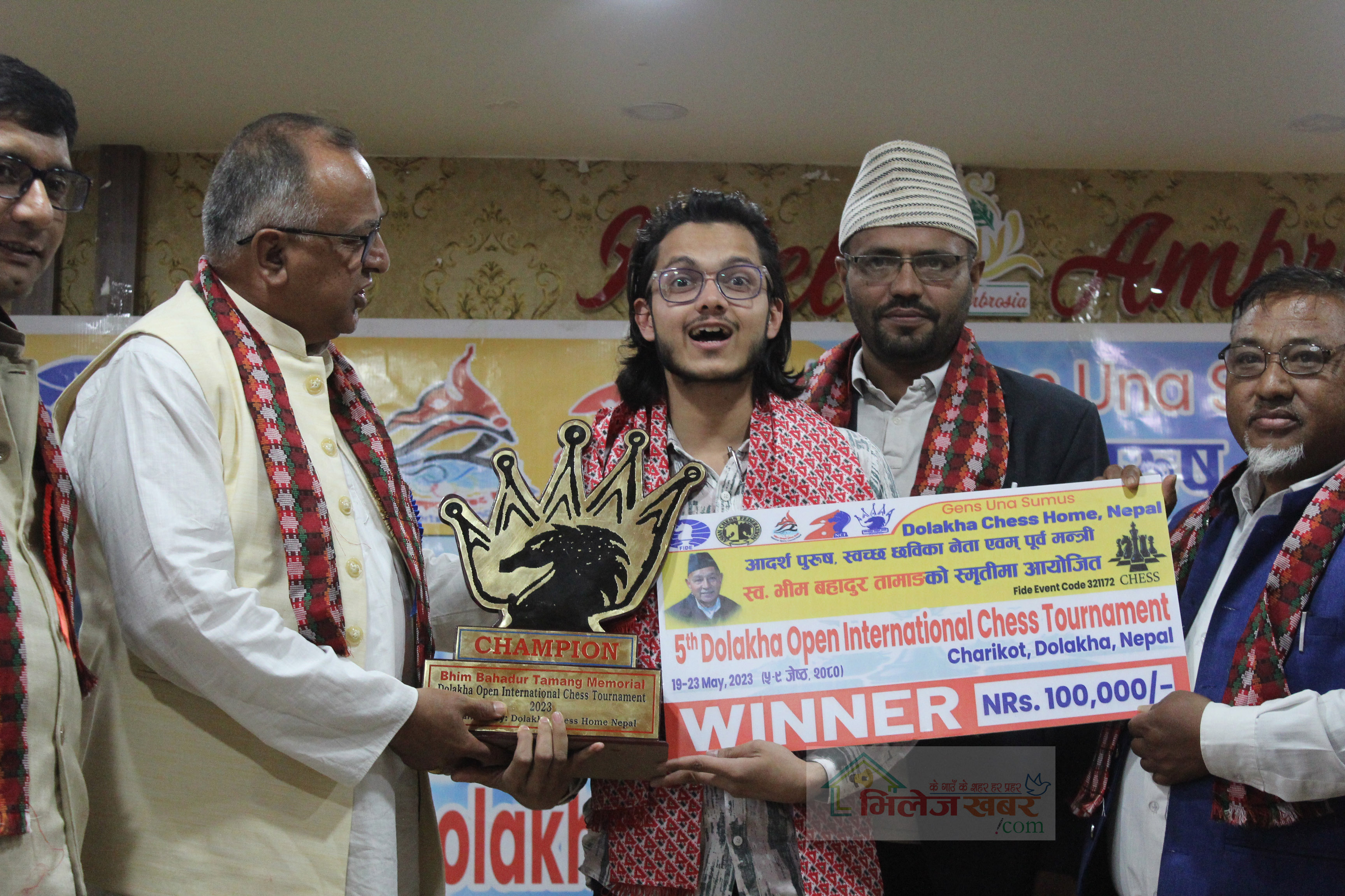 अन्तर्राष्ट्रिय बुद्धिचाल प्रतियोगितामा इन्द्रजित महिन्द्राकर विजयी