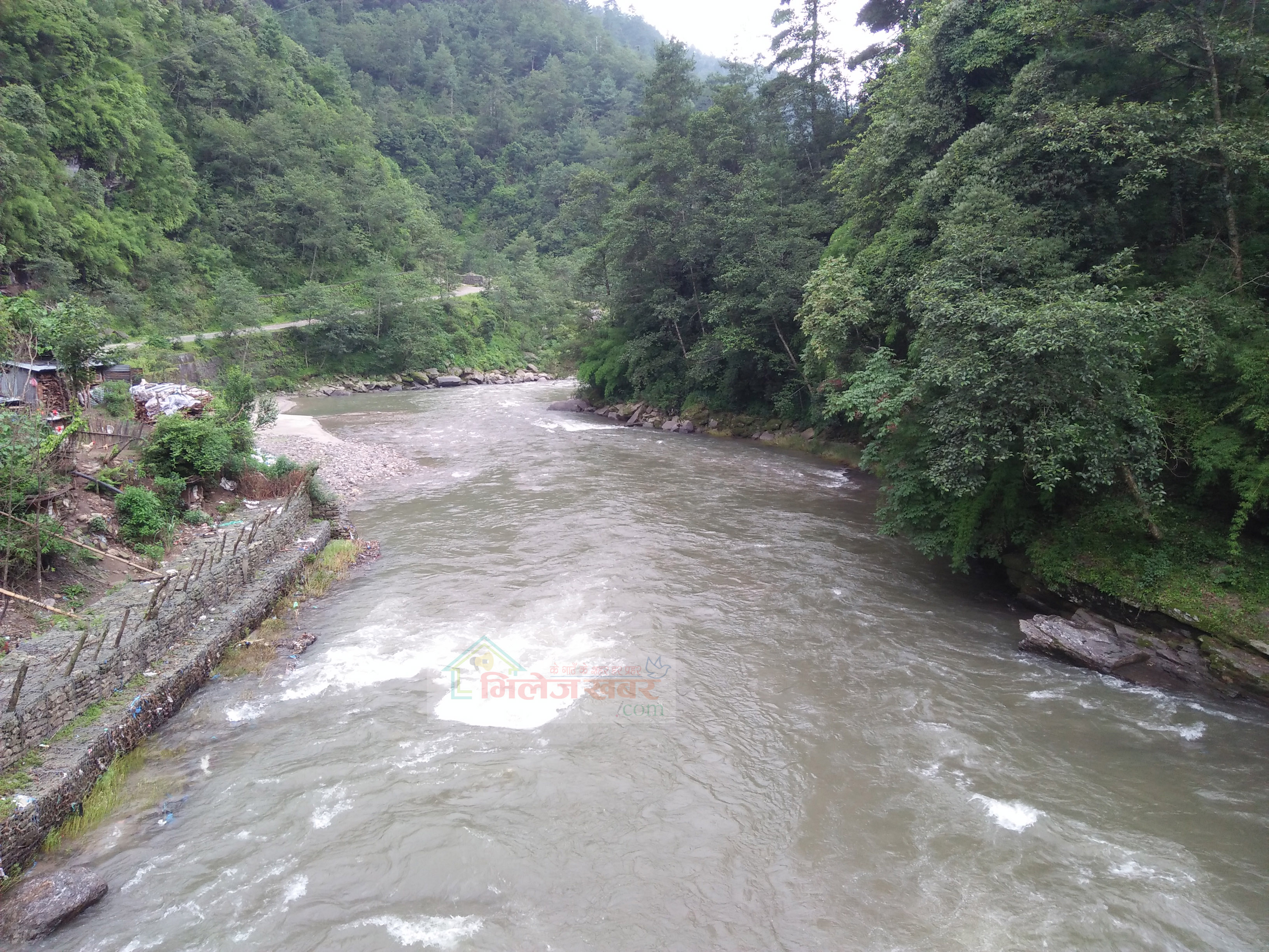 खिम्ती खोलामा जलसतह बढ्यो, खिम्ती र तामाकोशी आसपासमा जोखिम 