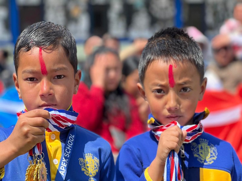 विद्यार्थीमा परीक्षाको तनाव कम गर्न खेलकुद प्रतियोगिता आयोजना