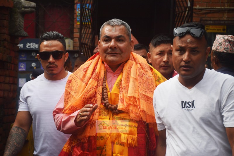 वर्तमान व्यवस्था परिवर्तनको मागसहित दुर्गा प्रसाँईद्वारा दोलखा भीमेश्वरमा क्षमा पूजा (भिडियोसहित)